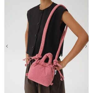 Chic Striped Mini Bag in Red by [Brand]